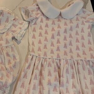 Lila & Hayes Pink Bunny Dress